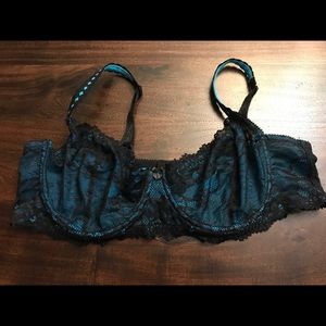 Make an offer! Torrid Teal And Black Bra, 40 DDD